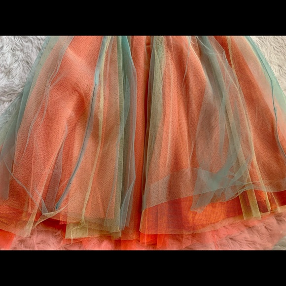 Rare Editions Big Girls'
Coral Soutach To Mesh
Social Dress, 6X - Picture 2 of 3